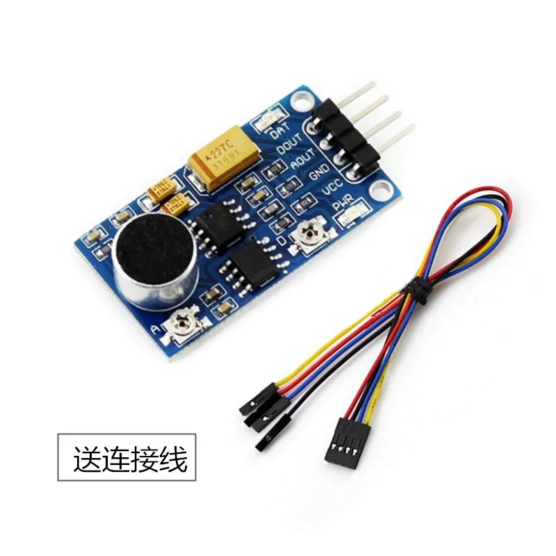 

Sound sensor module LM386 sound detector supports STM32/Arduino to provide routines