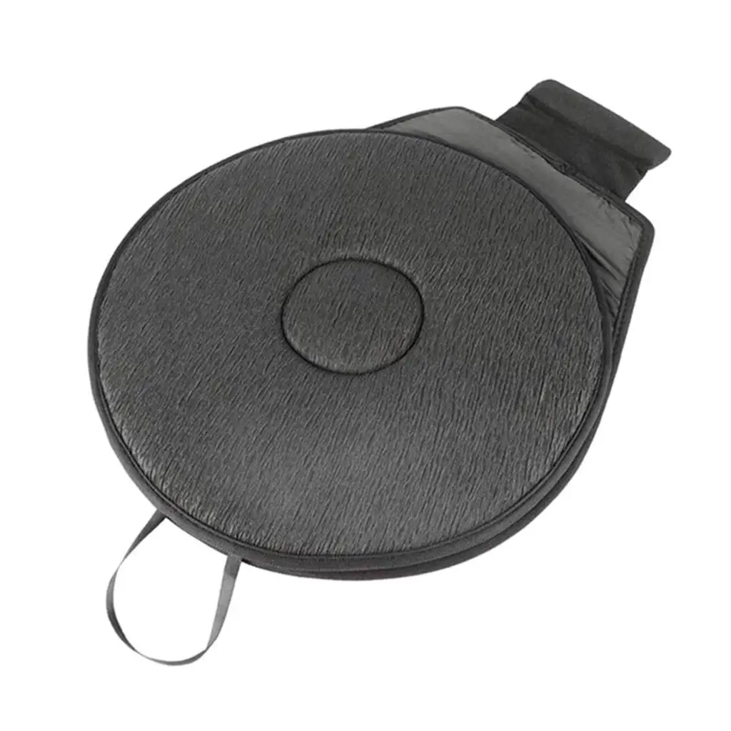 Swivel Cushion for Car Anti Slip Soft Polyester Seat Accessory for Elderly Easy Transfer Home Office Chair