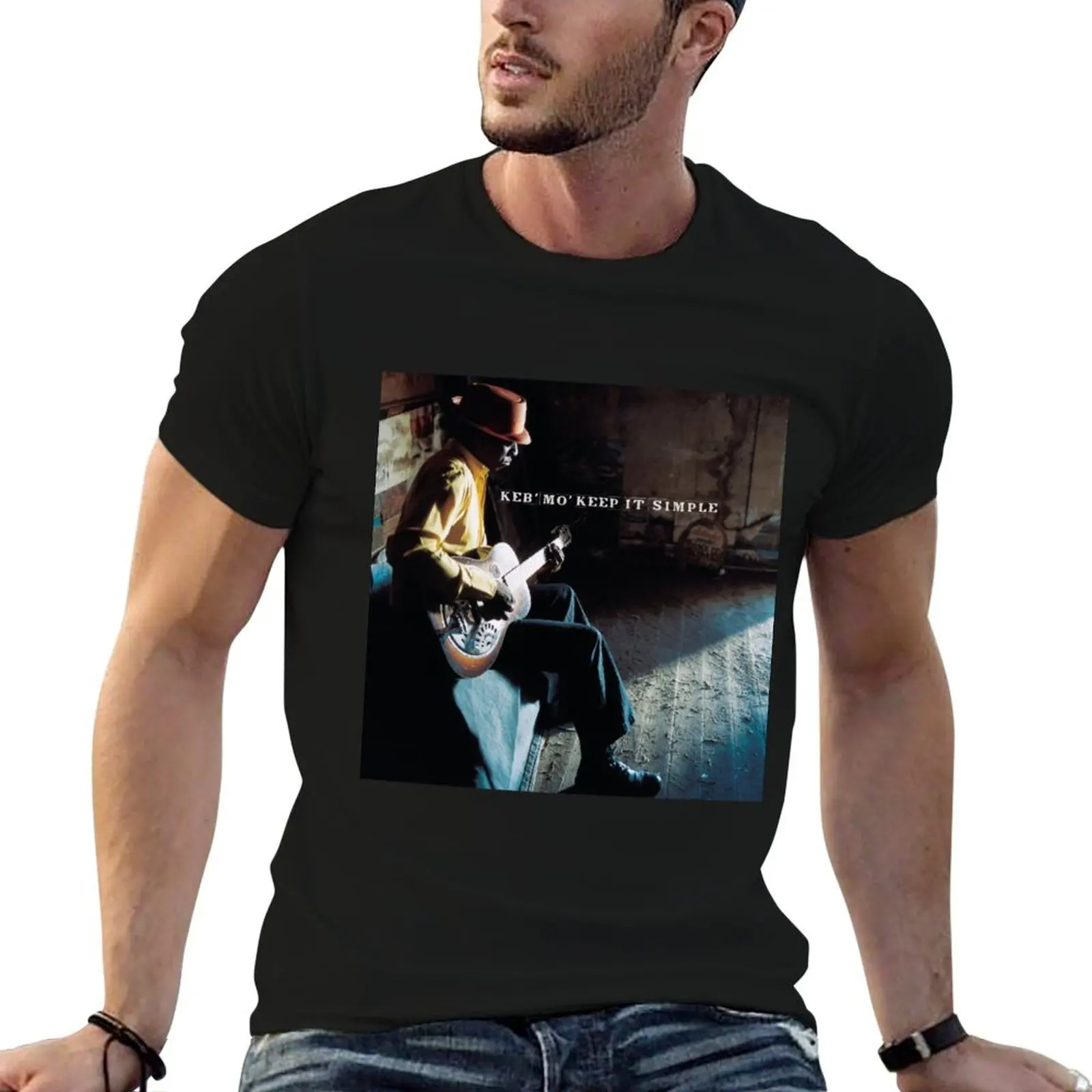 

Keb Mo keep it simple T-Shirt man t shirts cotton essential t shirt t shirt for man T-shirt