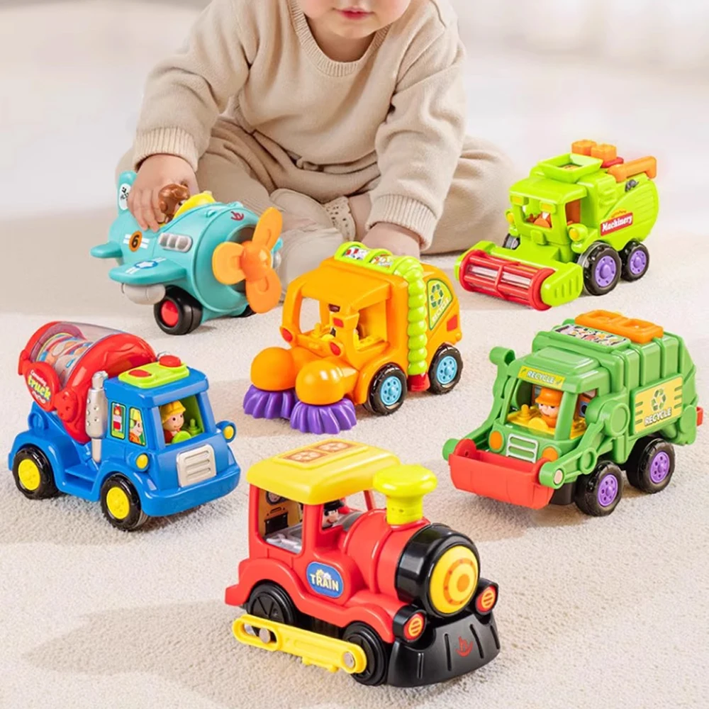 

Inertial Engineering Vehicle Series, Abs Material, Fun And Cute Steam Trains, Airplanes, Harvesters, Children's Car Toys,XT20