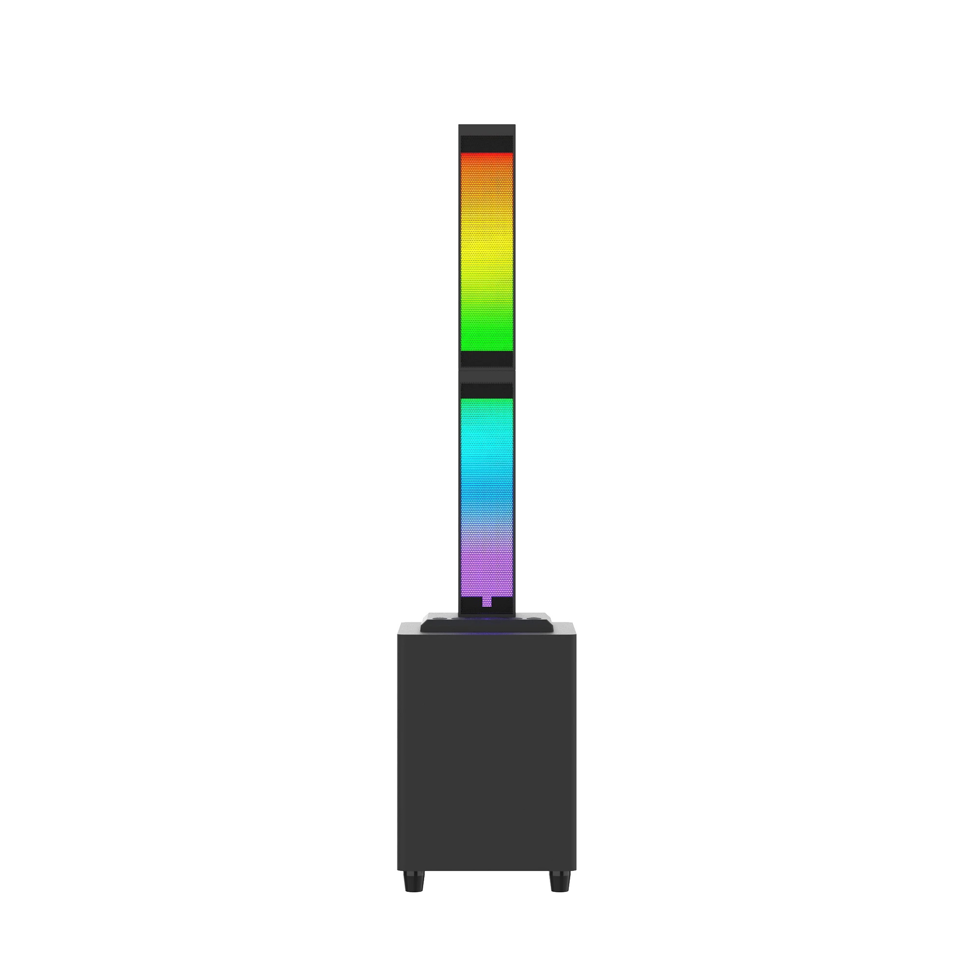 BS-68 RGB Soundbar Wired Wireless Speaker USB Powered Soundbar for TV PC Laptop Gaming Home Theater Surround Audio System