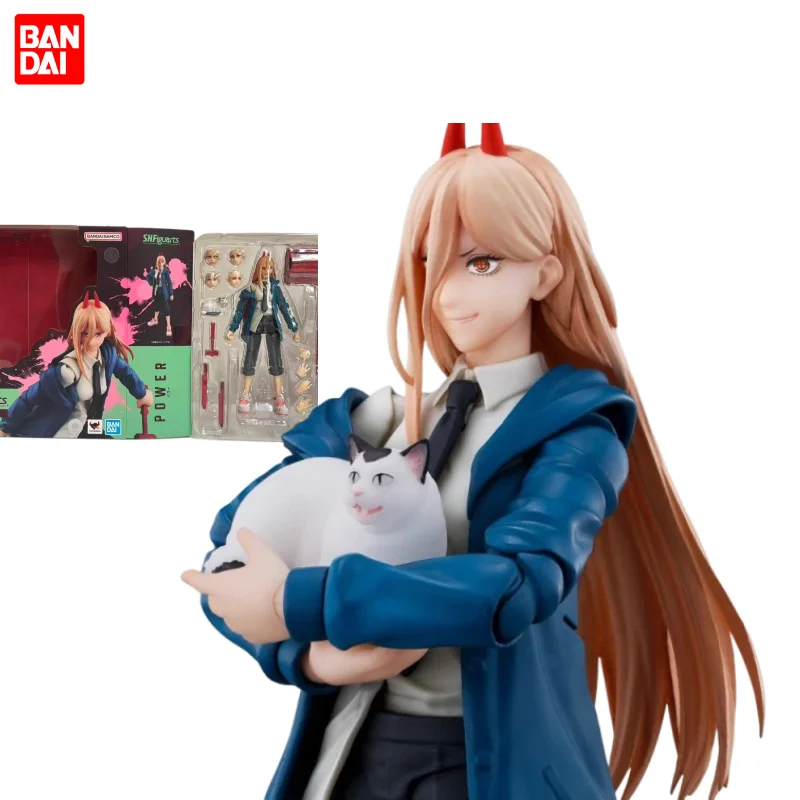 

Bandai S.H.Figuarts Chainsaw Man Power Blood Devil Denji Reze The Movie Ver. Action Figure Garage Kit Action Figure Gifts Toys