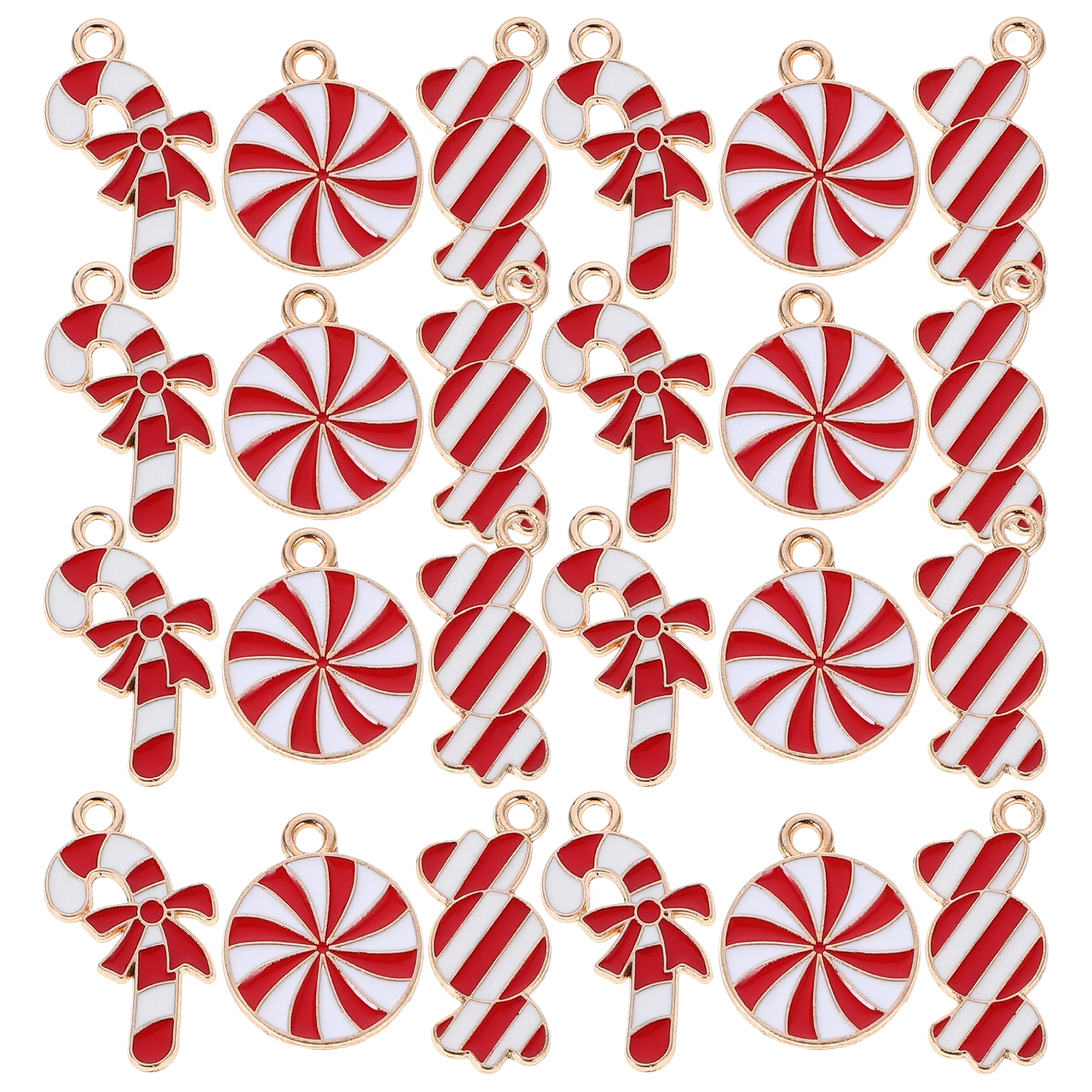 

90pcs Christmas Alloy Charms Diy Jewelry Pendant Necklace Bracelet Earring Making Craft Supplies Xmas Decorative Charms For Diy