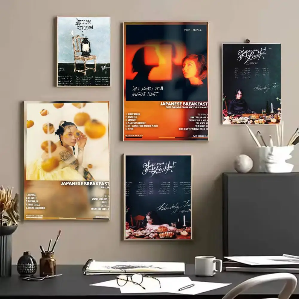 Album Cover J-Japanese B-Breakfast Poster Modern Aesthetic Wall Art | Stylish Bedroom Home Decor & Unique Gift Ideas