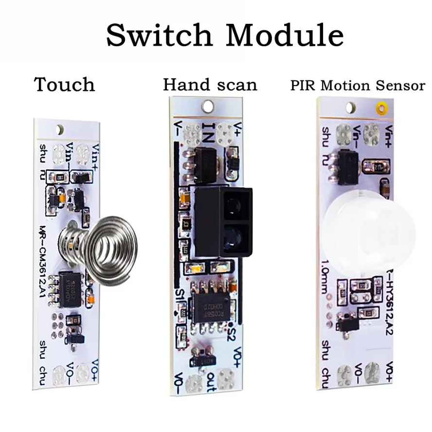 Module de commutation tactile capacitif 5V-24V 3A LED, lampes de contrôle, composants actifs, balayage à courte Distance, capteur manuel de haute qualité