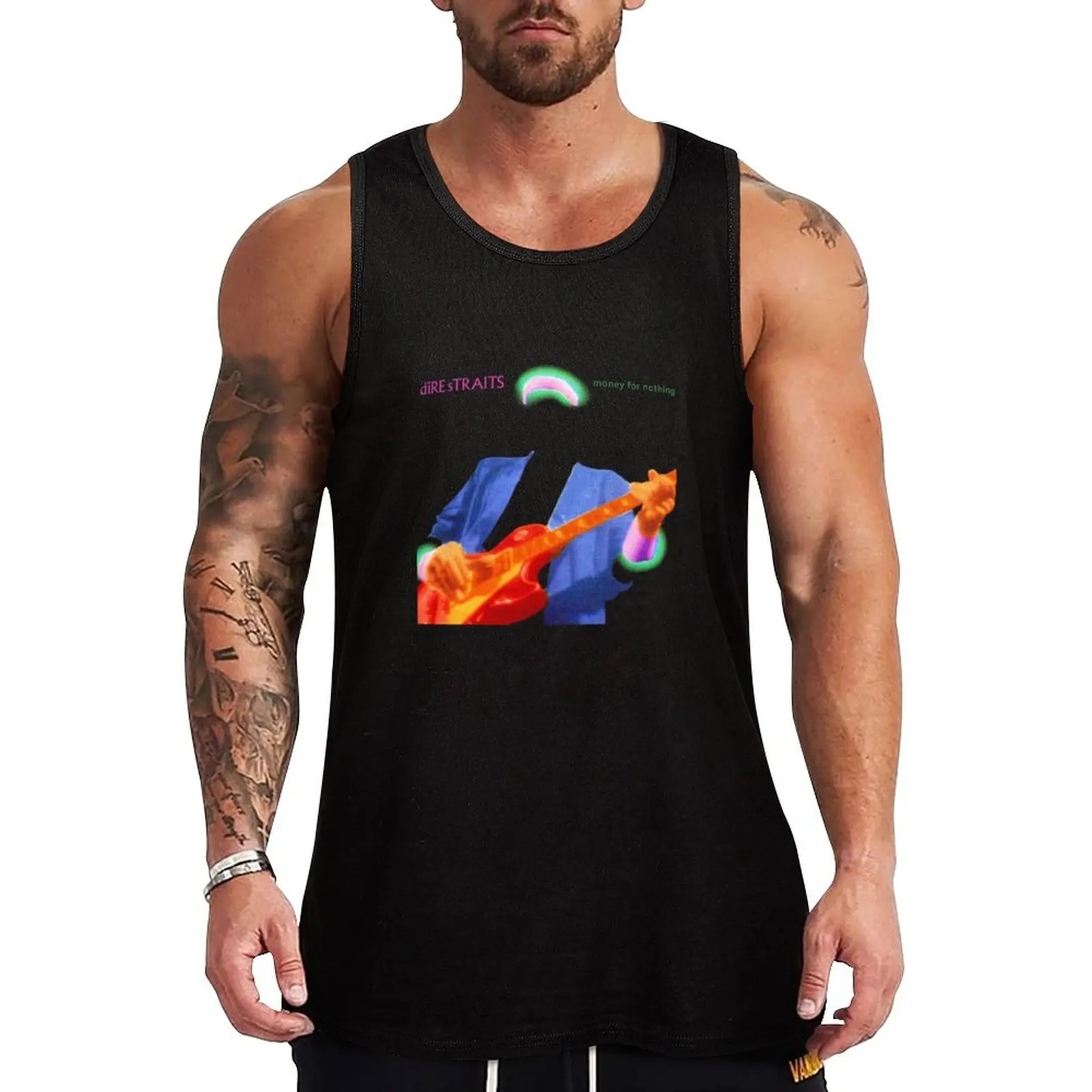 

Dire Straits Money For Nothing Tank Top Soft Cotton Tank Top Regular Fit Basic Undershirt
