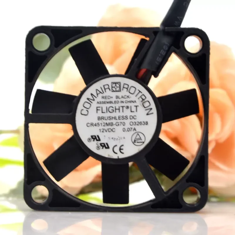 New COMAIR CR4512MB-G70 12V 0.07A 4.5CM/cm 4510 2-wire cooling fan