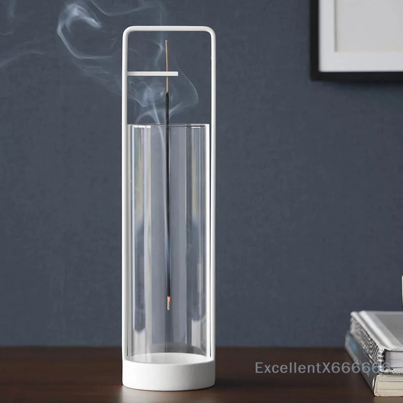 

Glass Ash Catcher for Incense, Detachable and Anti-Ash Flying, Suitable for Decor, Yoga Meditation