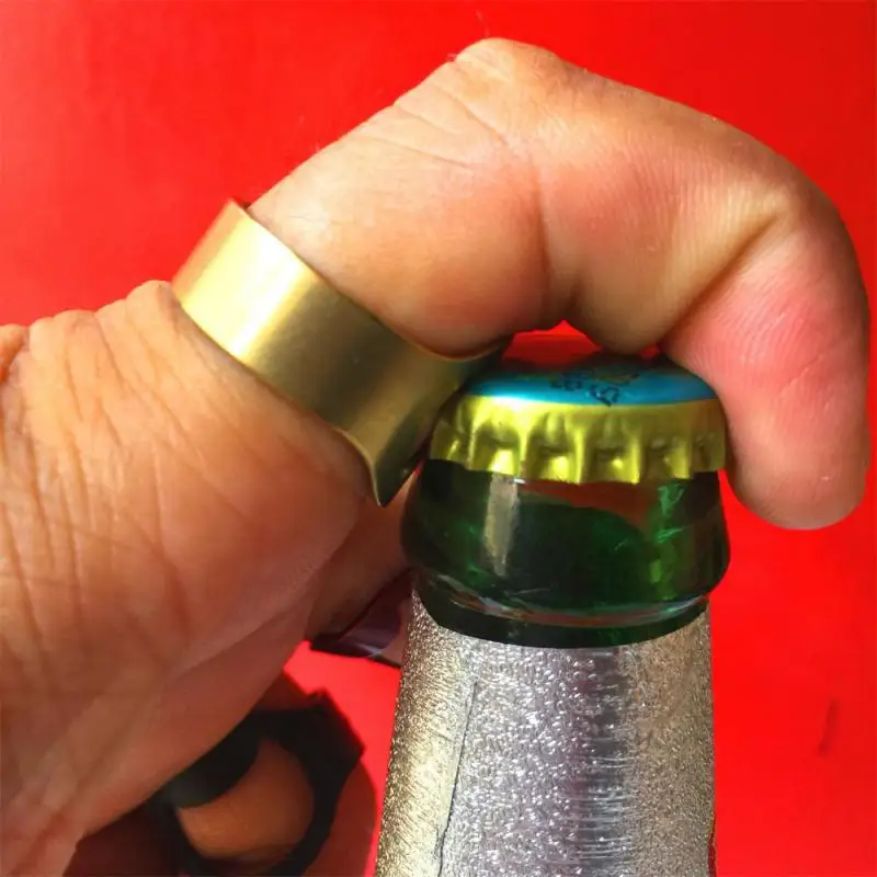 Beer Starter Easy To Carry 22mm Can Opener/bottle Opener/ Opener Stainless Steel Ring Bottle Opener Easy To Use Bottle Opener