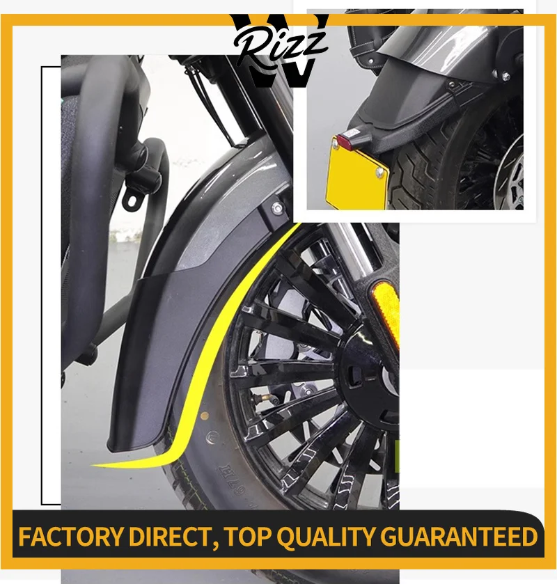 For Benda Dark flag 500 Darkflag Black Flag 500 Front Back Lengthen Fender Wheel Extension Fender Mudguard Splash Guard