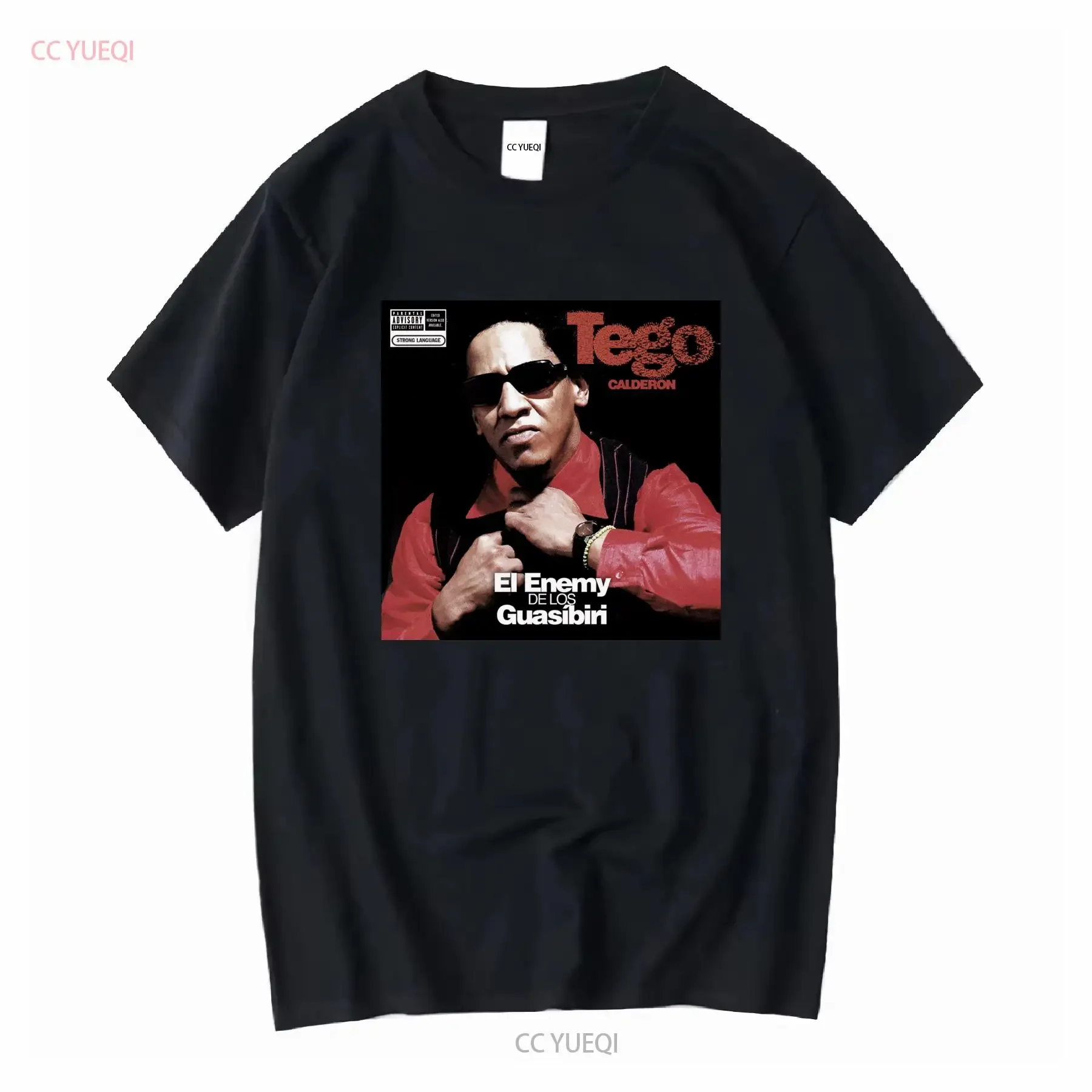 Tego Calderon El Enemy de los Guasibiri T Shirt XS 2XL long sleeves vintage Washed Versatile streetwear Stretched Slightly
