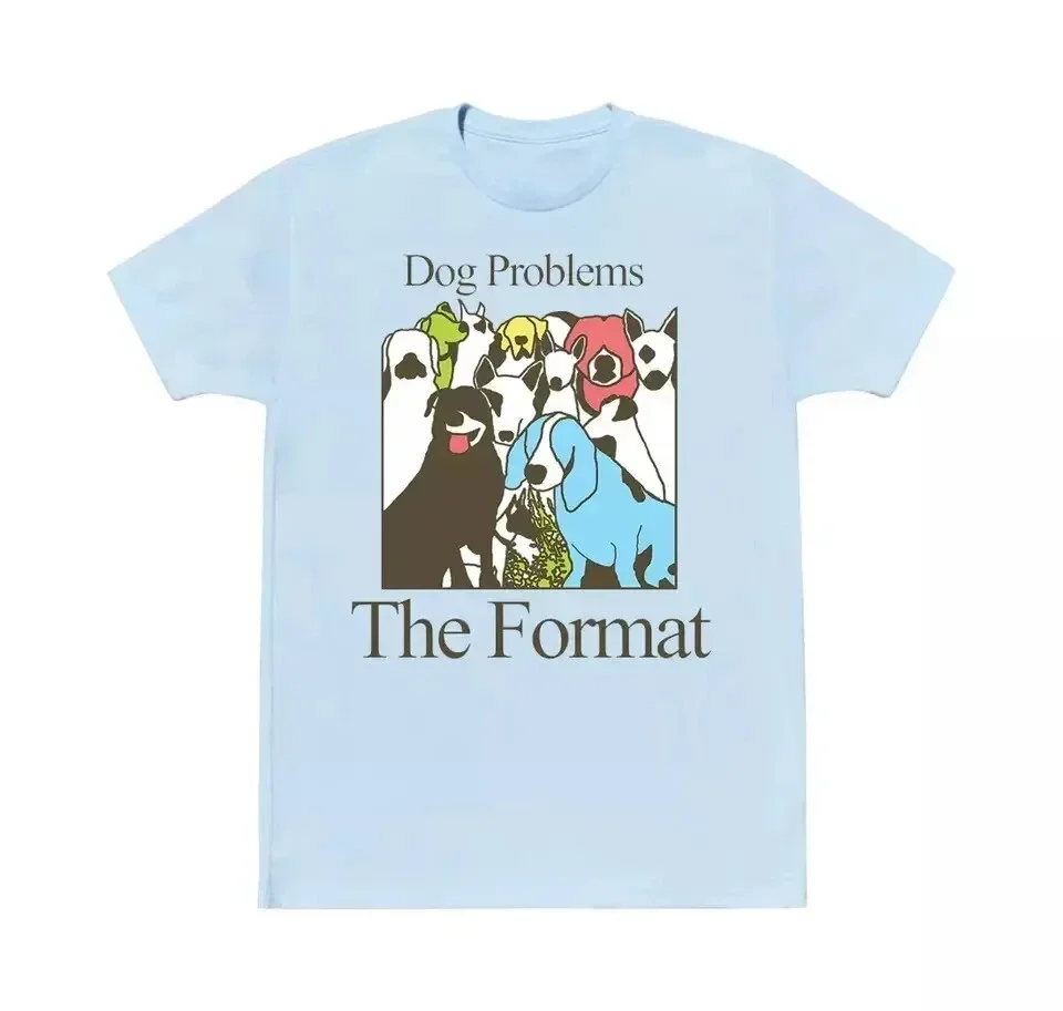 The Format - Dog Problems Album Band Light Blue T Shirt Full Size S-5XL