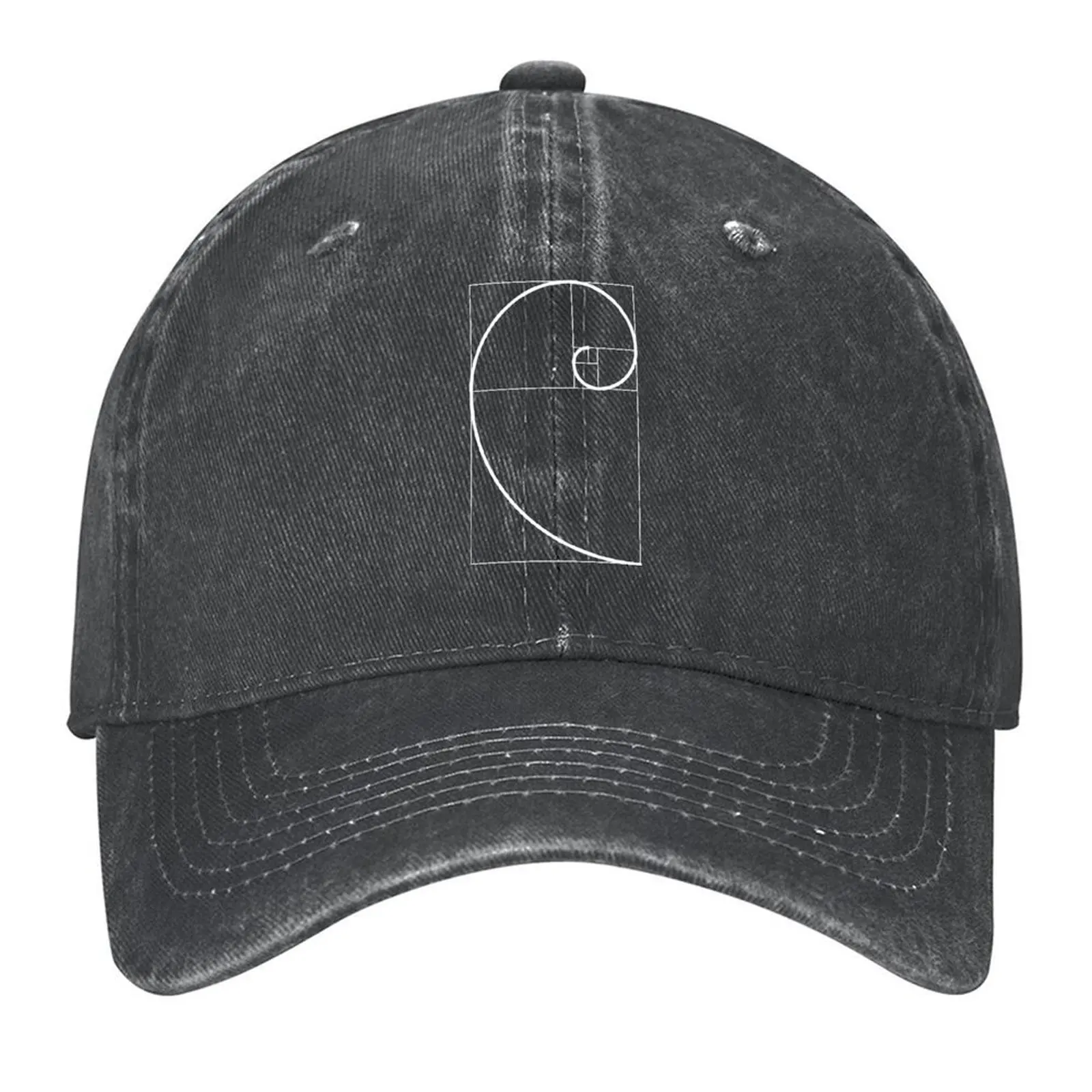 

Art of the Fibonacci Spiral Baseball Cap Luxury Brand Trucker Hat funny hat foam party Hat Men Women's