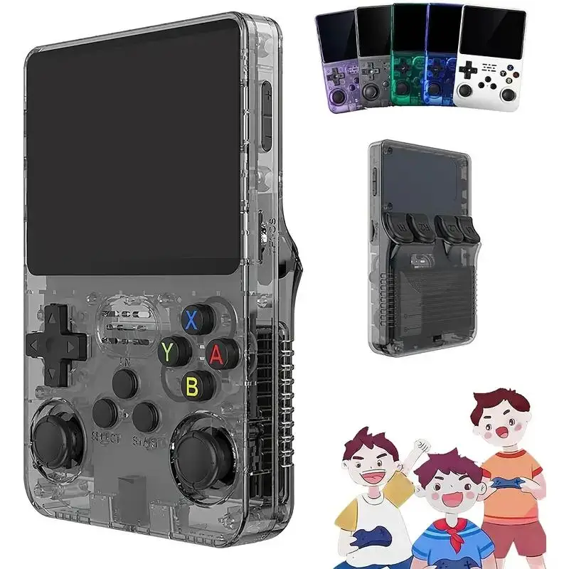 

Retro handheld game console - 3.5-inch IPS screen portable arcade toy - long-lasting battery