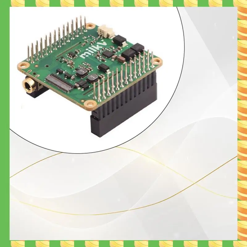 

AB53 для Milk-V Duo S Poe HAT Плата расширения MIPI DSI и аудиоинтерфейс Поддержка источника питания POE A