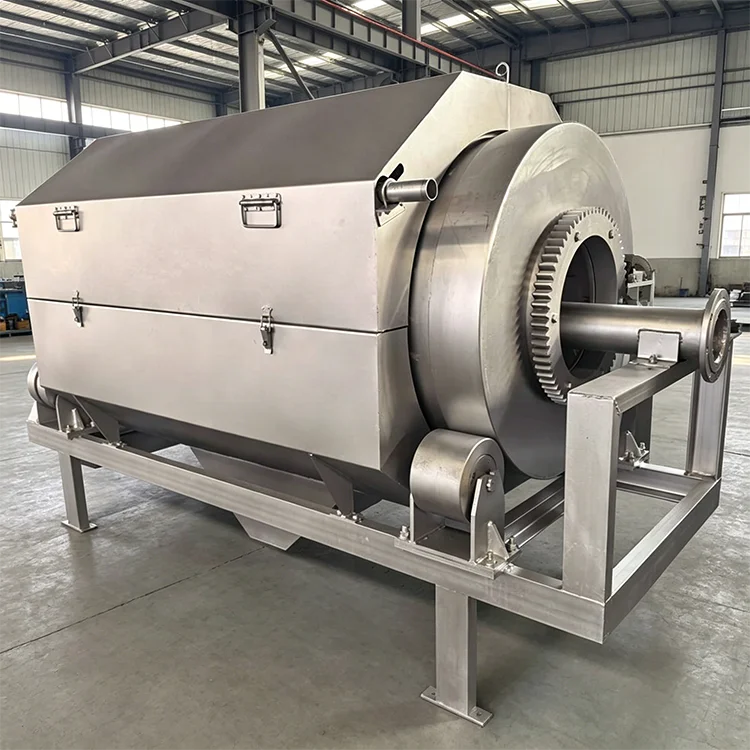 Self-cleaning Rotary Drum Micro-filter Industrial Wastewater Filter Screen for Catering Slaughter Printing Dyeing Waste Water