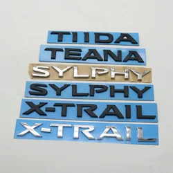 For X-TRAIL XTrail Tiida Tenna Sylphy Emblem Rear Boot Badge Trunk Logo Stickers