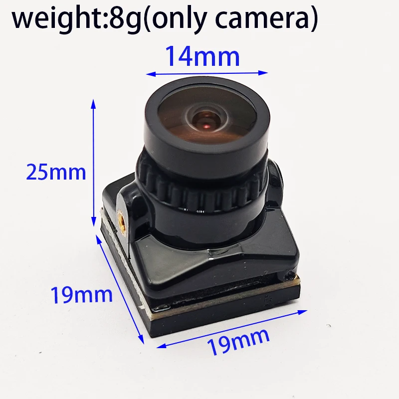 5,8g cmos 1/1,8 1800tvl Mini-Fpv-Kamera 2,1mm Objektiv leistung 5V-40V OSD intern einstellbar für RC-Fpv-Renn drohne