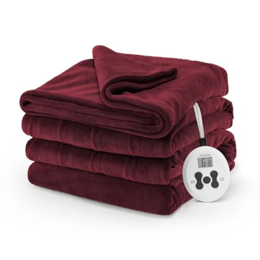 

Royal Luxe Cabernet Heated Blanket - Twin