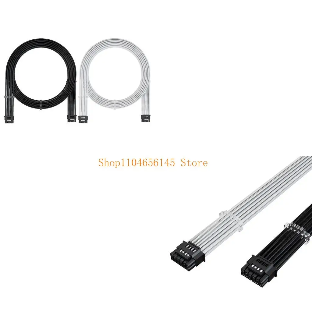 

5asd GPU 16-контактный на 16-контактный (12 + 4-контактный) кабель питания PCIE5.0 для видеокарты RTX4090Ti