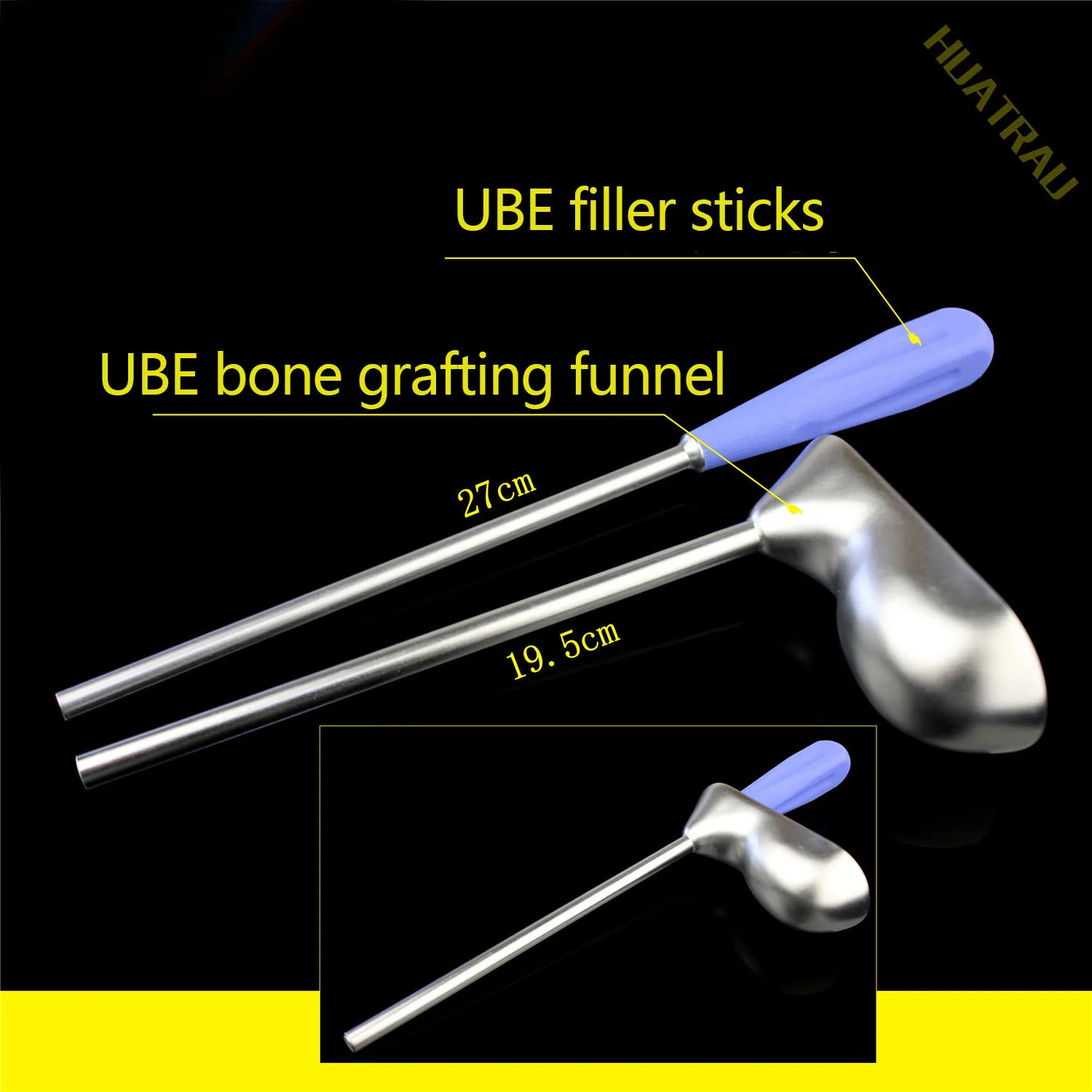 

UBE bone grafting funnel push rod BESS dual channel spine endoscope orthopedic minimally invasive Bone graft surgical instrument