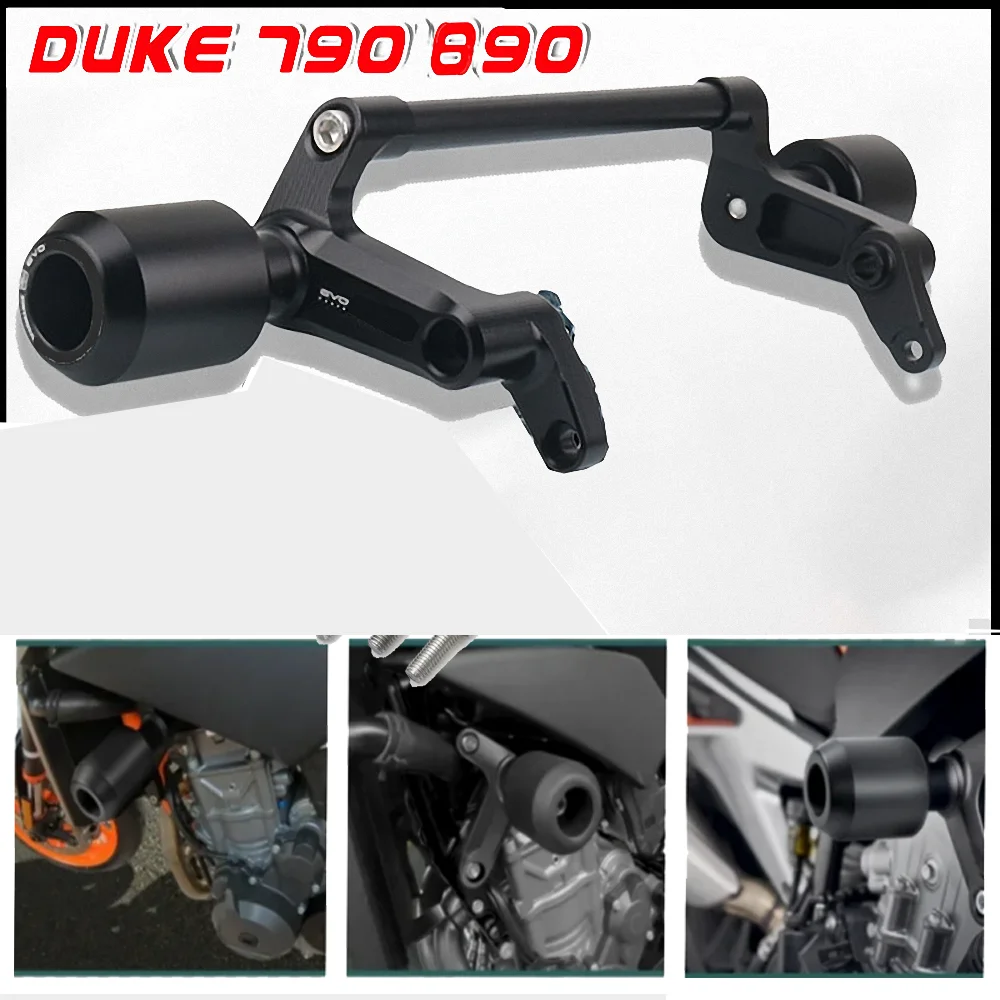 

For KTM Duke790 Duke890 Protection Frame Sliders Motorcycle Accessories Duke R 890R 790 890 Levers Crash Pad 2020 2021 2022 2023