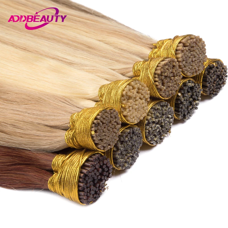 

Straight ITIP Human Hair Extension 100% Real Human Hair Extensions 0.8g/pc 1g/pc 50 Strands Capsule Keratin Human Fusion Hair