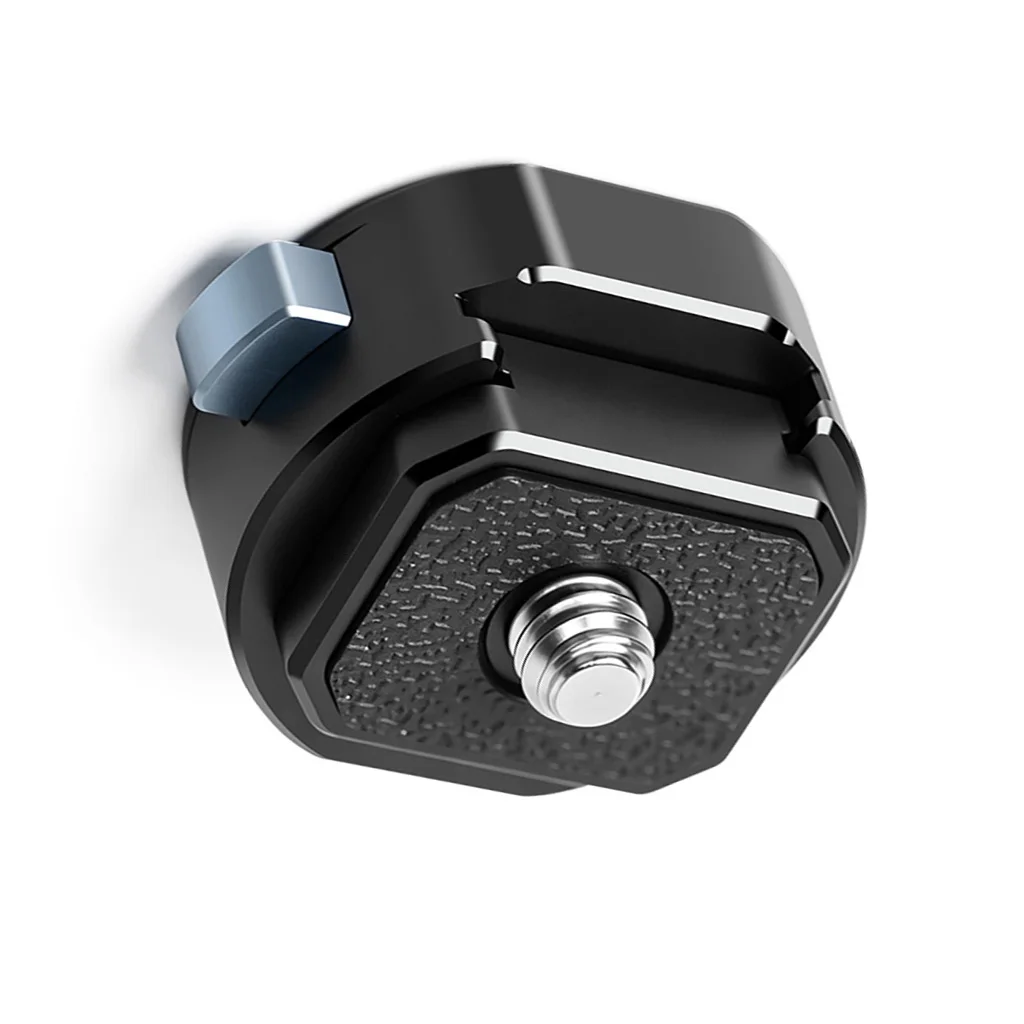 1/4 Schnellverschluss-Halterung mit Anti-Fall-Sperre, Aluminium-Mini-Kamerahalterung für Pocket 4 Pro Gimbal, Sicherer Stativadapter für Vlog-Reisen – Detail 2