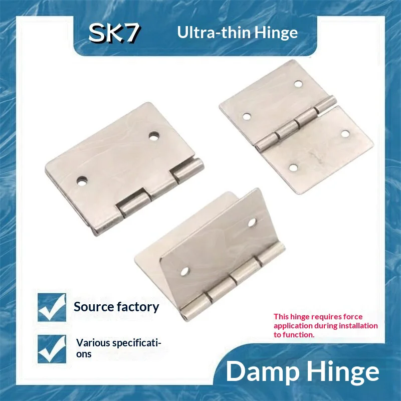 Industrial hinge damper, rotating any-stop positioning pivot hinge, limit buffer, micro ultra-thin fixed hinge