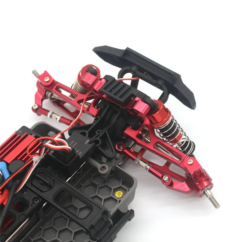 ABNR Metal Suspension Arm Steering Block Set For MJX Hyper Go 16207 16208 16209 16210 H16 1/16 RC Car Upgrade Parts Kit