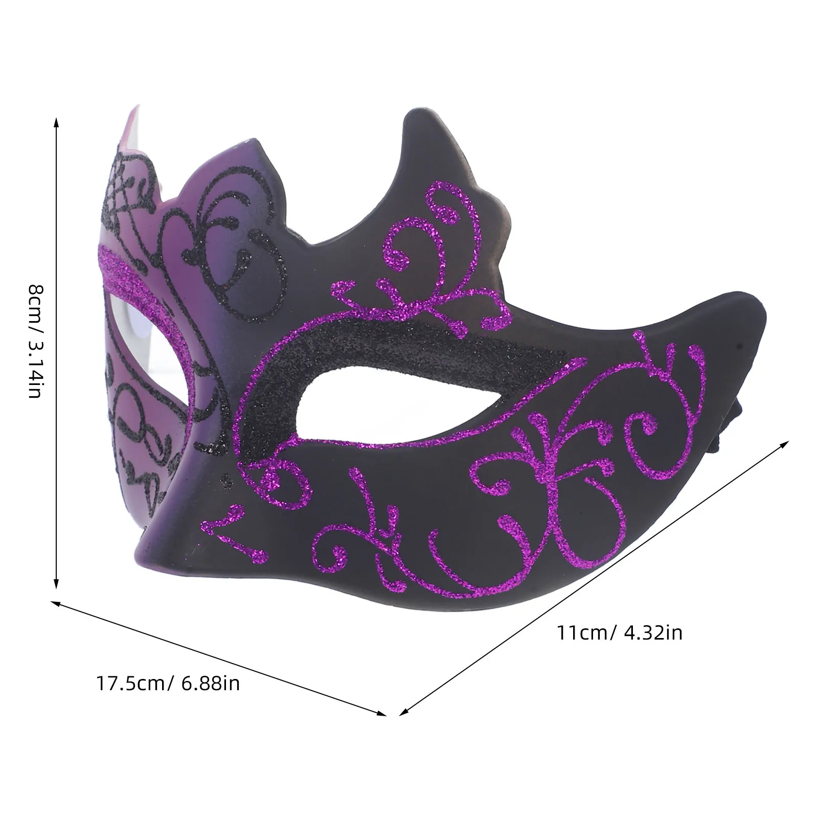 قناع واقعي لأقنعة الهالوين المزخرفة للفتيات نصف الفتيات للحفلات التنكرية #3