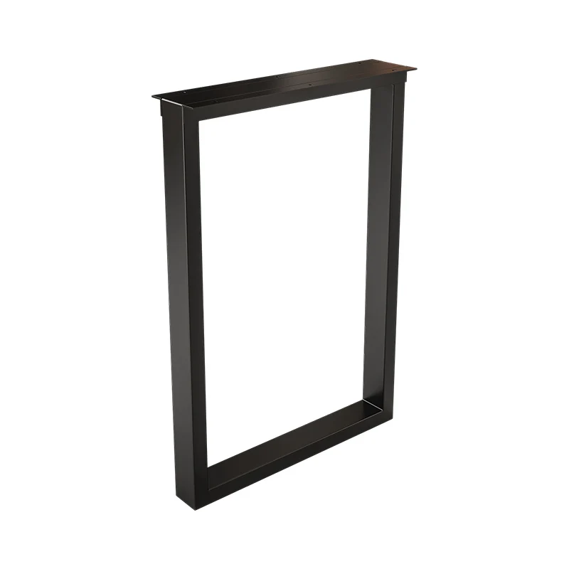 

Metal table leg bracket, desk edge foot bar , dining island support dresser