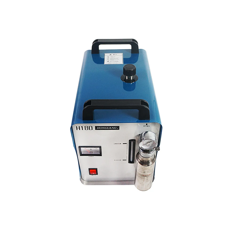 H180 Acrylic Flame Glass Metal Polishing Machine 95L Polisher Oxygen Hydrogen Generator for Jewellers and Silversmiths 500W