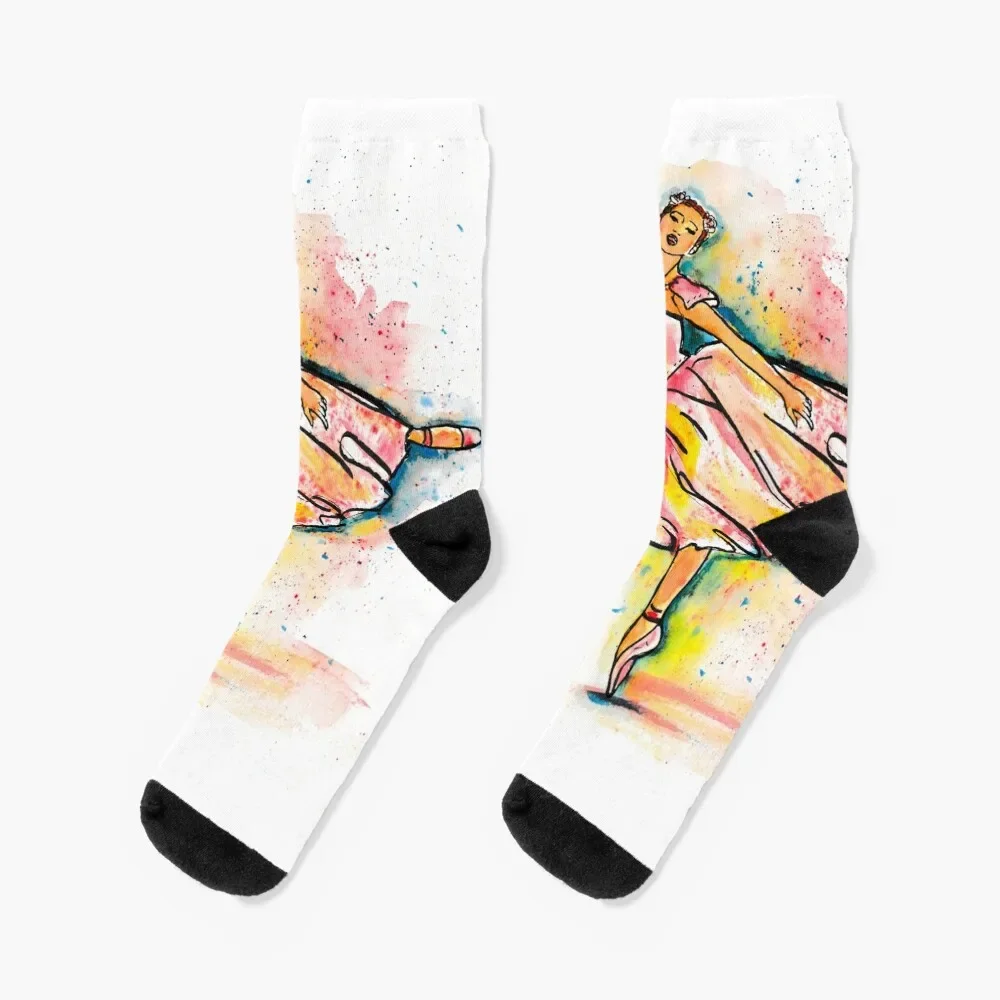 Ballet Dancer Socks Running funny gift Crossfit Male Socks Women's