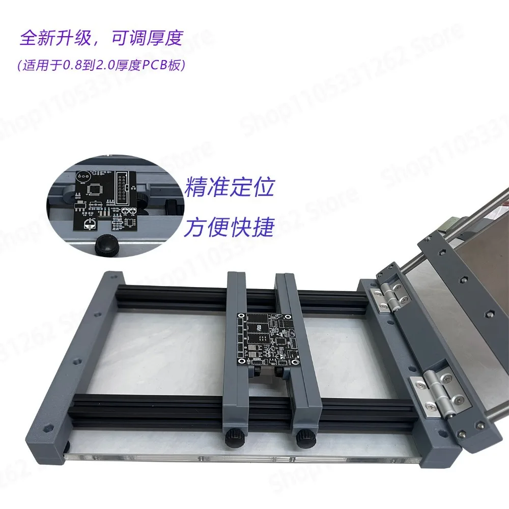 PCB stencil solder paste printing table SMT stencil manual screen printing table small manual