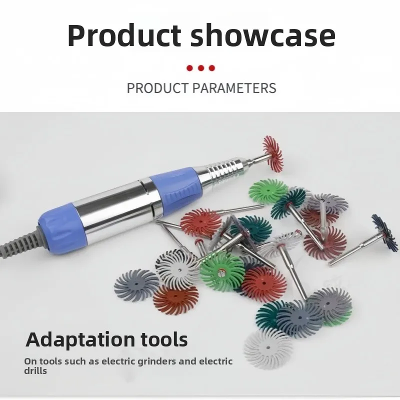 أداة تلميع القرص الحلزوني - ملحق تلميع مرآة نحت الخشب والمجوهرات لأدوات دريمل الدوارة #2