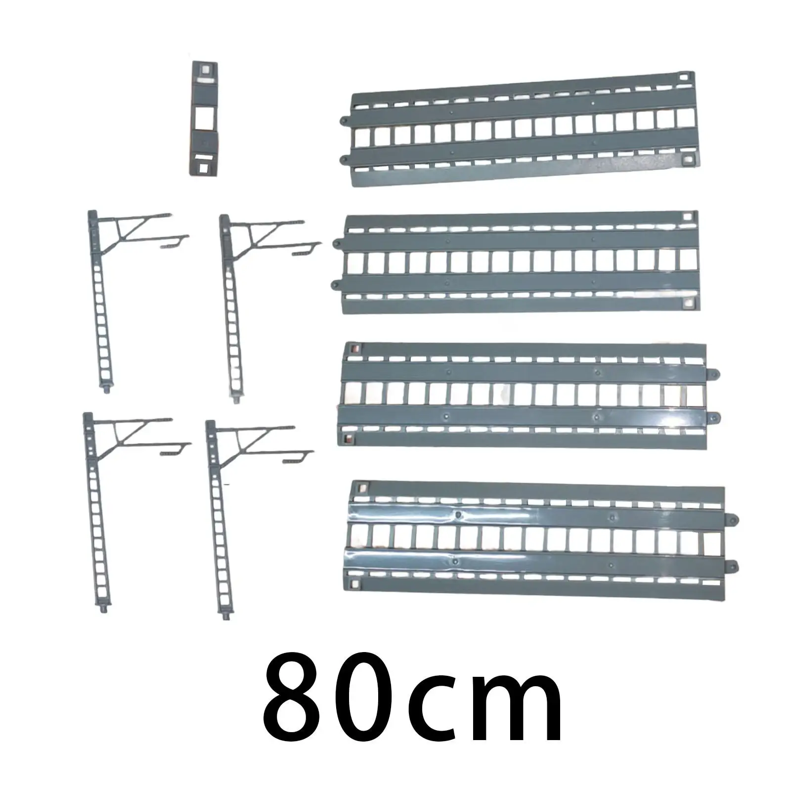 รางรถไฟของเล่นเครื่องประดับ DIY ประกอบสถานีแพลตฟอร์มสำหรับป่าไม้ของตกแต่งสวนขนาดเล็ก