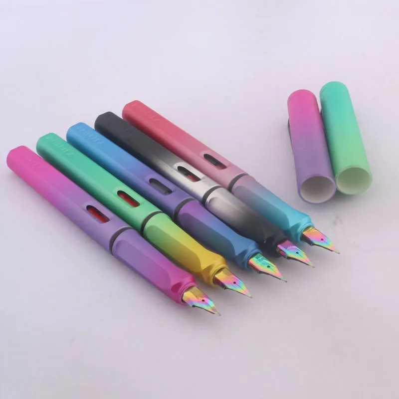 EF Nib Fountain Pen Blue Purple