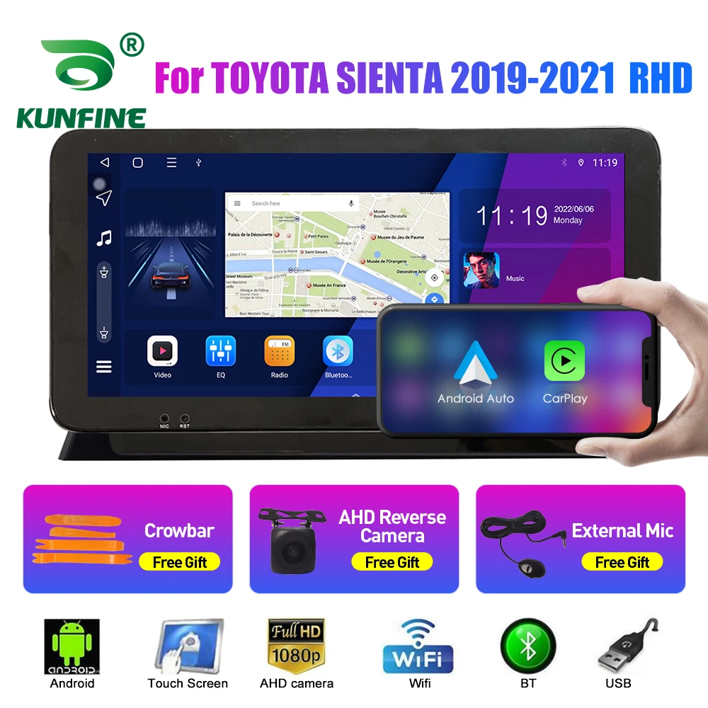 

Car Radio For TOYOTA SIENTA 2019-2021 RHD Octa Core Android Car DVD GPS Navigation Car Stereo Carplay Android Auto