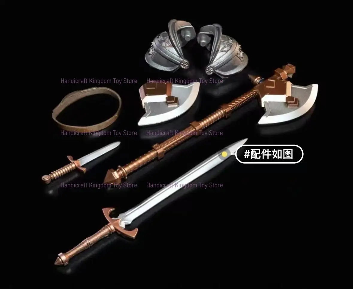 Four Knights Mythical Legion All-Star 6 Giant Axe Dwarf 1/12 American 6-inch Movable Soldier Doll