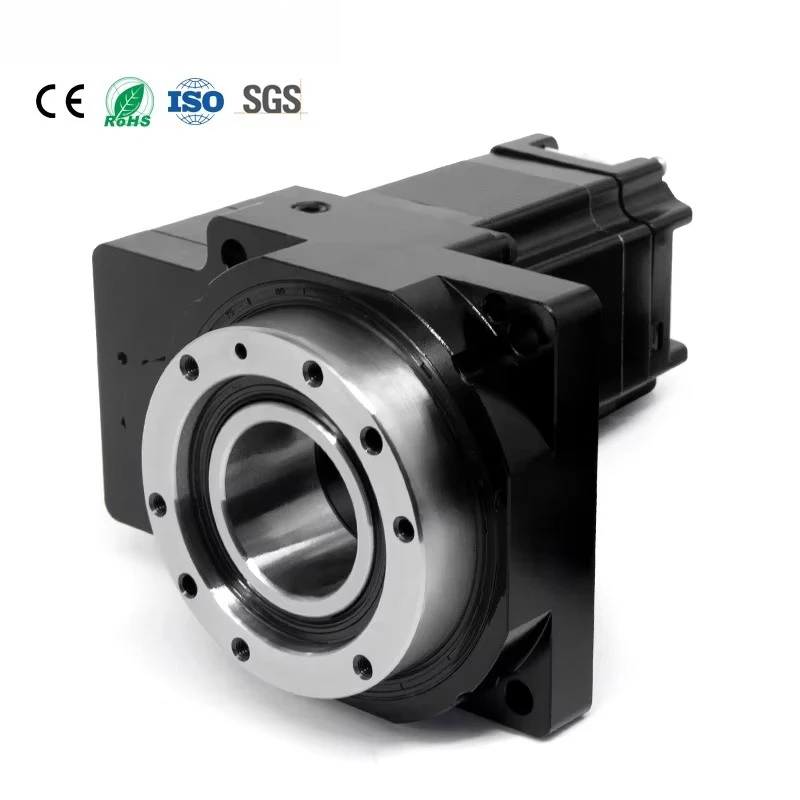 High Positioning Accuracy Nema23 Integrated Hollow Rotating Platform HRTA Hollow Rotary Table for End-of-arm-tooling (EOAT)