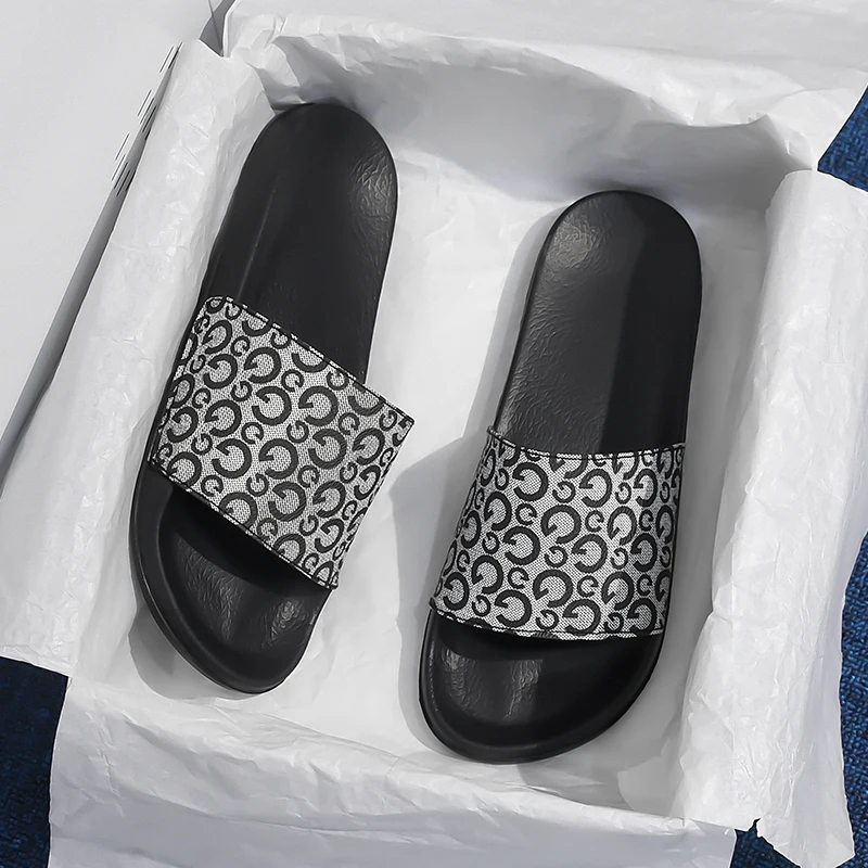 Summer Men Slippers Breathable Home-based Shoe Large Size 36-46 Indoor Outdoor Casual Non-slip Beach Shoes for Women