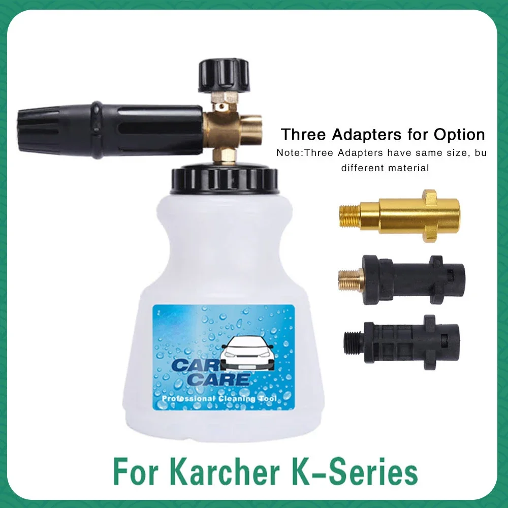 Pressure Washer Snow Foam Lance for Karcher K High Pressure Foam Gun Cannon Soap Foamer Nozzle Car Clean Foam Wash Maker