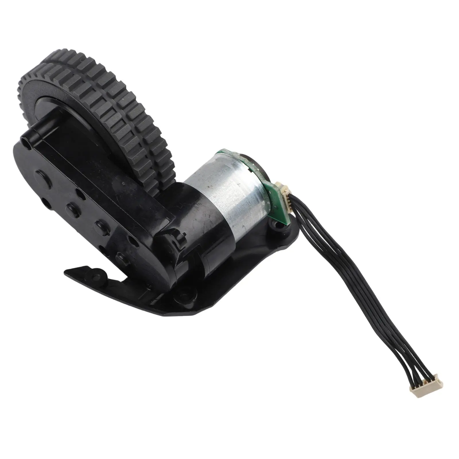 Black Left Right Wheel Robot Vacuum Wheel Replacement Replacement Wheel Smooth Movement Low Noise Design Corner Navigation