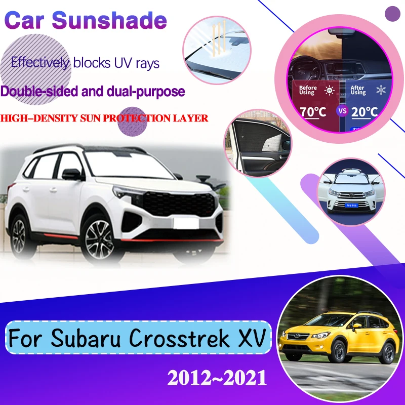 

Anti-UV Car Full Sun Visor For Subaru Crosstrek XV GP GT 2012~2021 2020 Car Window Shading Sun Protector Windshield Accessories