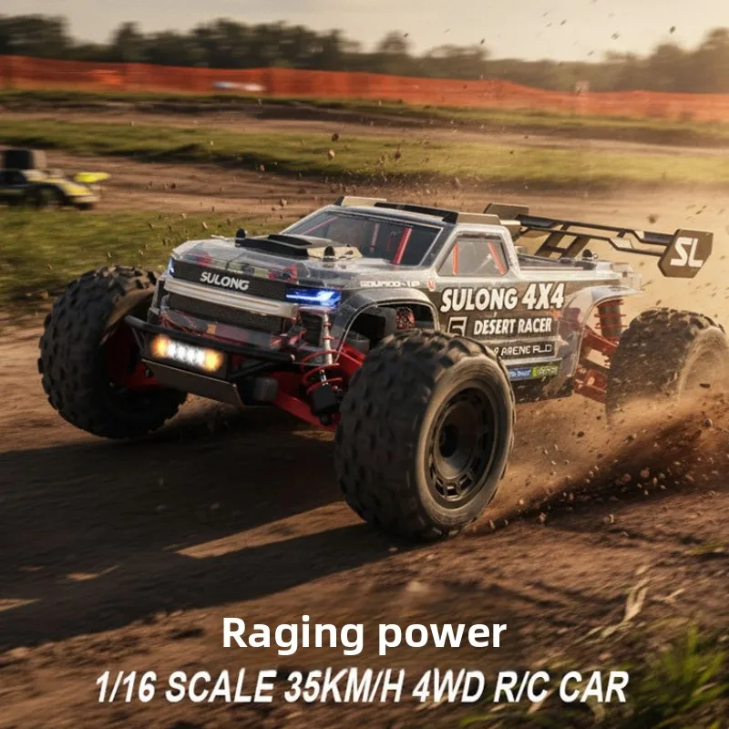 Cool Stuff Toy Car Funny Gift-Hot 40 Km/h High-speed 4WD Rc Truck,1:16 Carbon Brush Off-road Rc Cars,Monster Truck,Toys for Kids