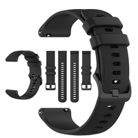 20mm 22mm Silicone Color Buckle Strap For TicWatch Pro 3 Ultra GPS Straps for TicWatch E3 E2 S2/GTX/GTW/GTK Bracelet Watchband