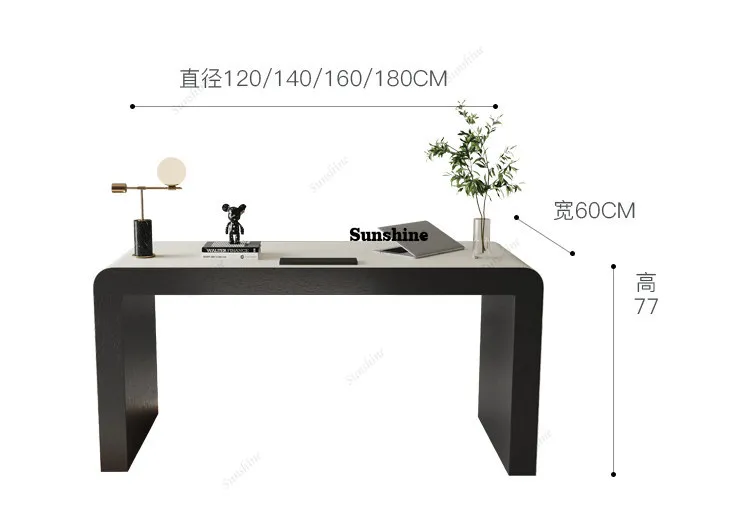 AA Modern leather computer desk gaming desk table pliante office study desks Motion Room desks Office Furniture