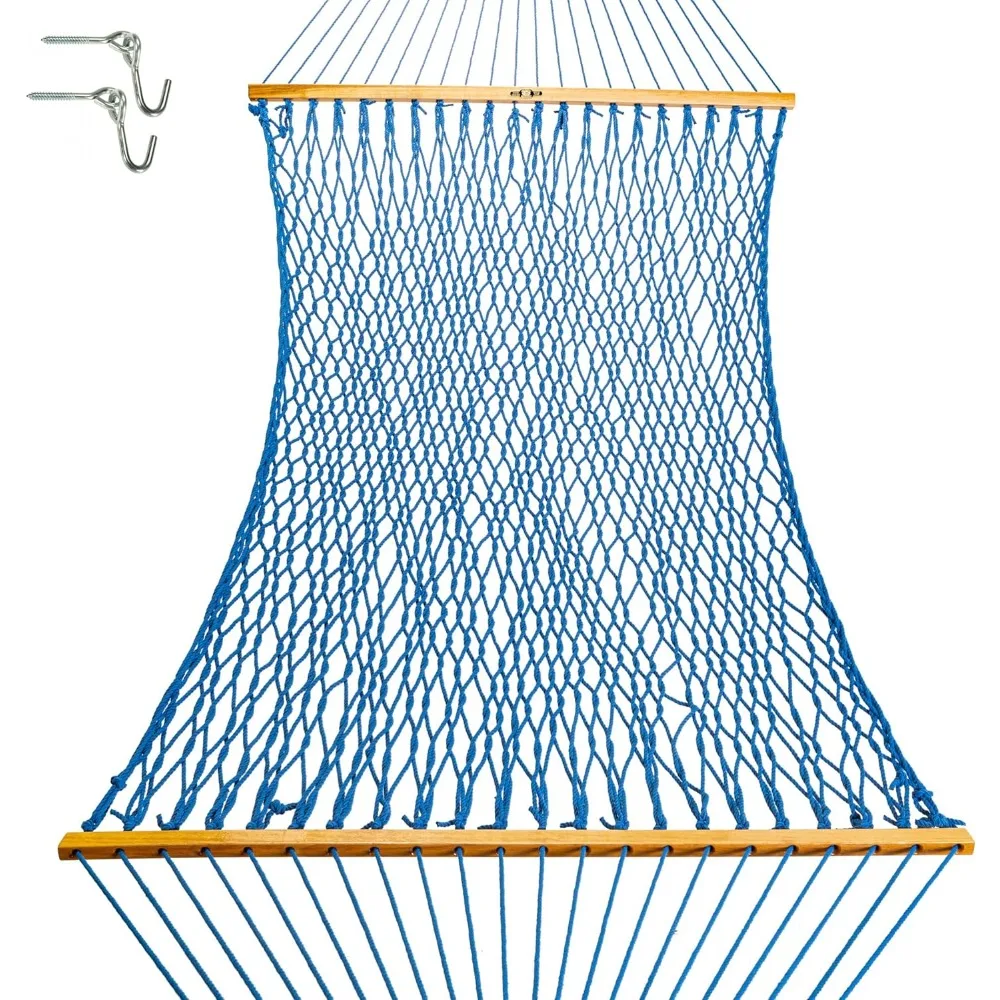 

Гамаки 13DCOT, большая веревка для овсяной муки ручной работы в США, вес 450 фунтов, 13 футов. X 55 в Гамаках.