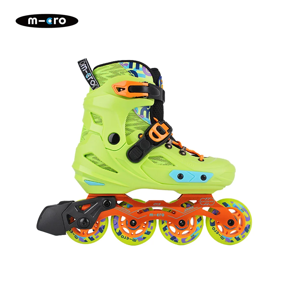 Micro INFINITE CE, ABEC7 Bearings, 8+ Beginners, 85A Polyurethane Wheels, 3 size Adjustable Inline Skate Shoes